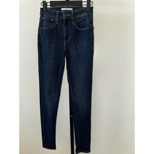 Levi's 721 Jeans Women's Size 24 High Rise Skinny Medium Wash Denim Stretch